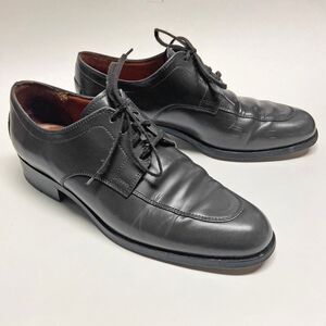 Tod's Graphite Grey Leather Derby Shoes